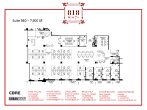 818 W 7th St, Los Angeles, CA for lease Floor Plan- Image 1 of 1