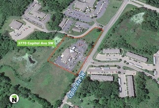 3770 Capital Ave SW, Battle Creek, MI - AERIAL map view