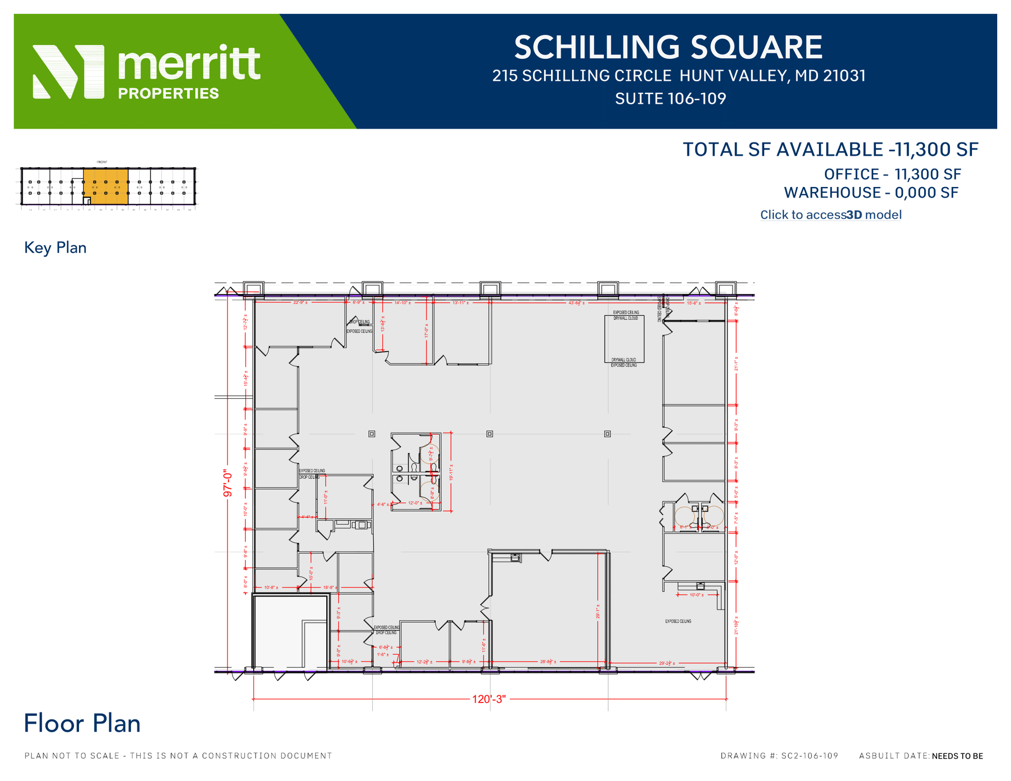 215 Schilling Cir, Hunt Valley, MD for lease Floor Plan- Image 1 of 1