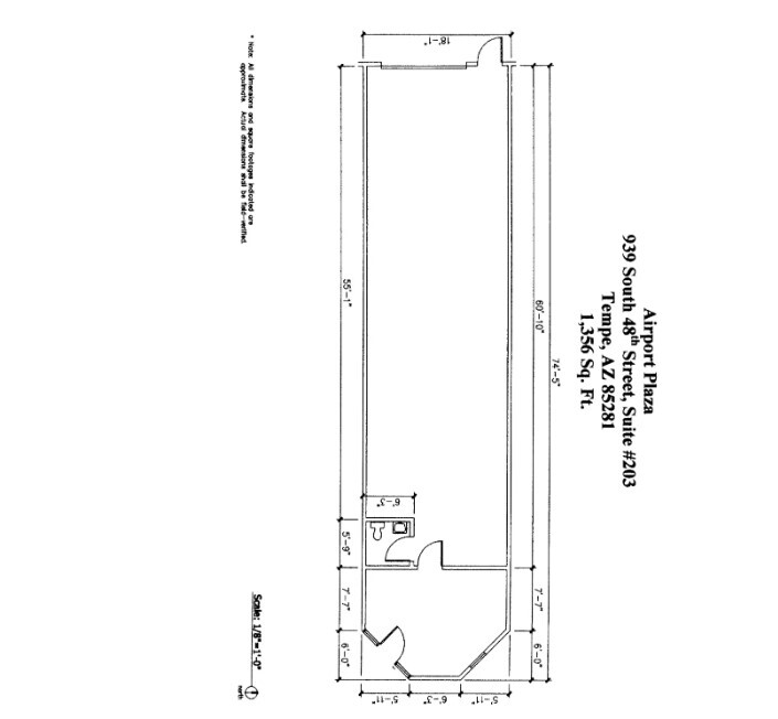 939 S 48th St, Tempe, AZ for lease Floor Plan- Image 1 of 1