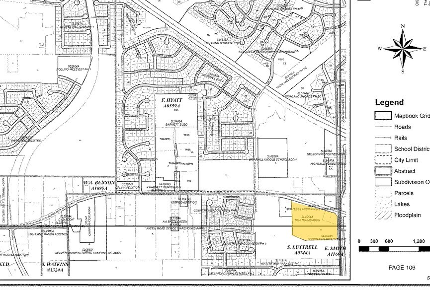 2301-2321 Justin Rd, Flower Mound, TX for sale - Plat Map - Image 1 of 1
