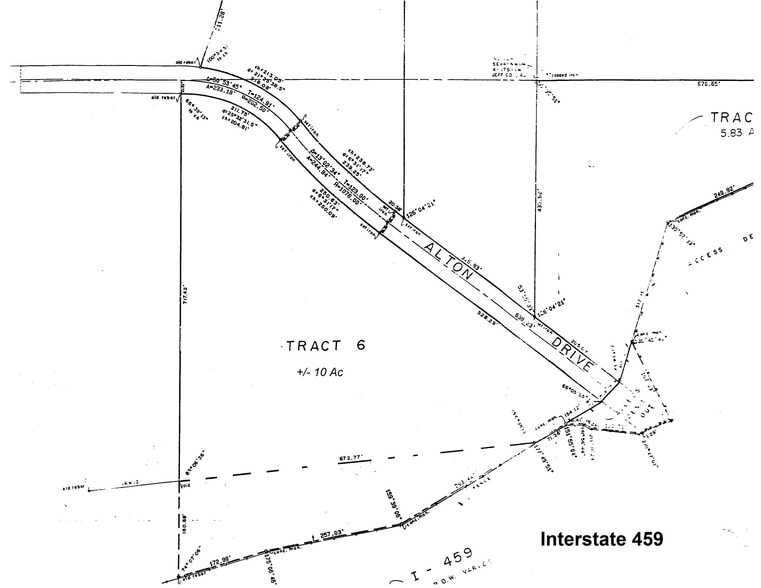 1251 and 1255 Alton Drive, Birmingham, AL for sale - Plat Map - Image 2 of 2