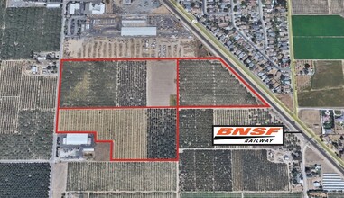 Tully Rd, Hughson, CA - aerial  map view