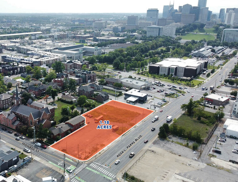 1210-1220 Rosa Parks, Nashville, TN for sale - Aerial - Image 1 of 2