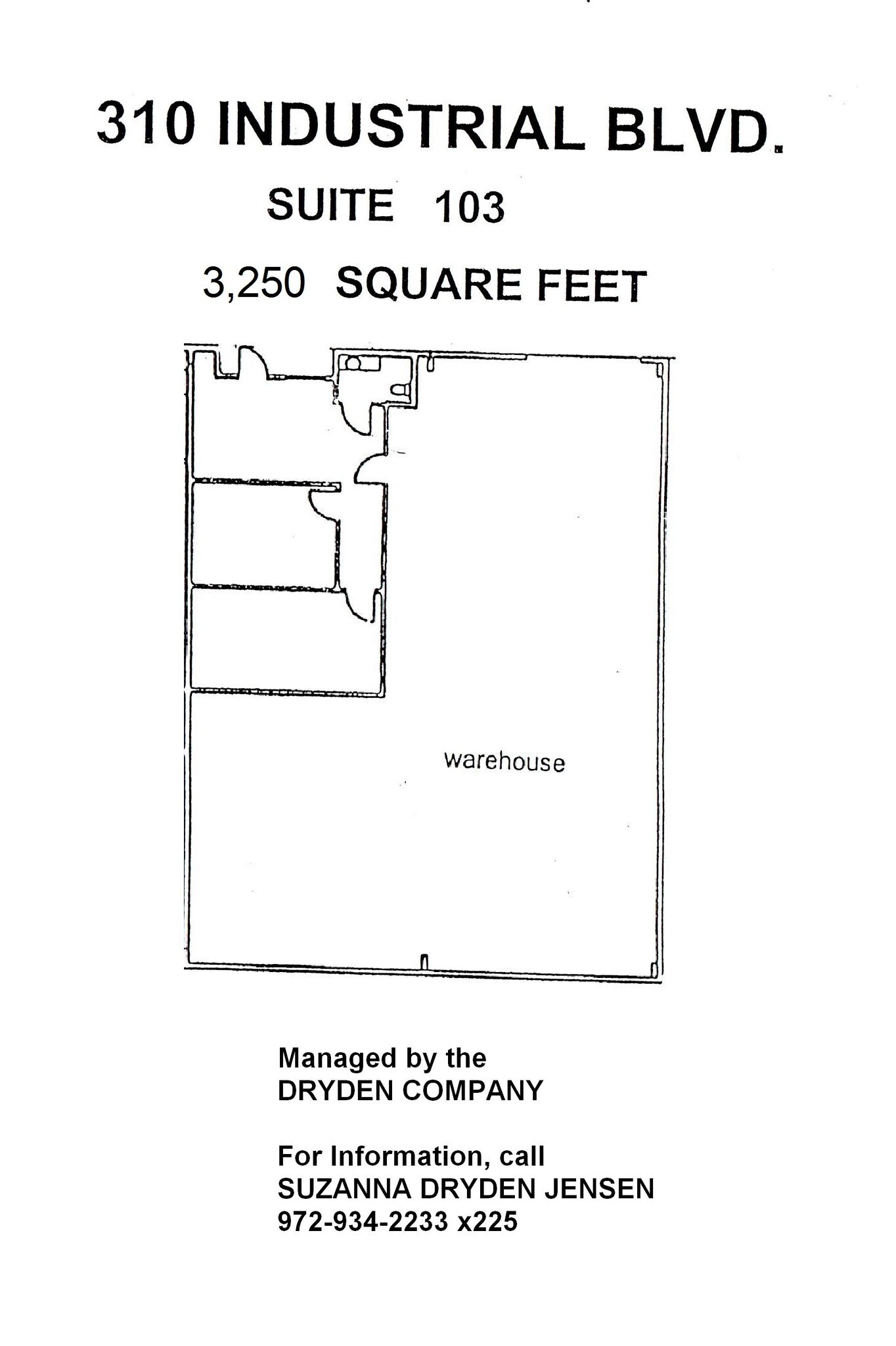 310 Industrial Blvd, McKinney, TX for lease Floor Plan- Image 1 of 1