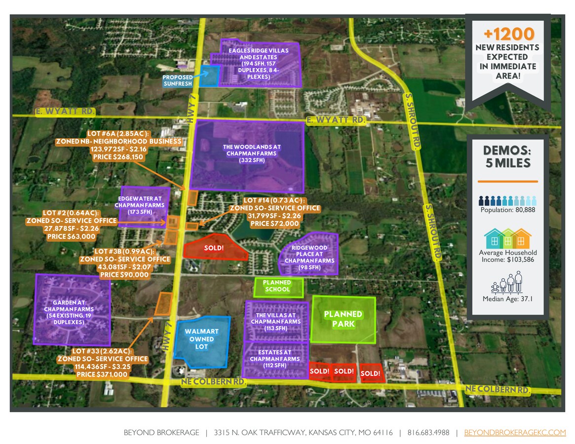 Chapman Farms Rd, Blue Springs, MO 64014 Chapman Farms Lots