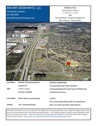 More details for President George Bush Tollway, Garland, TX - Land for Sale