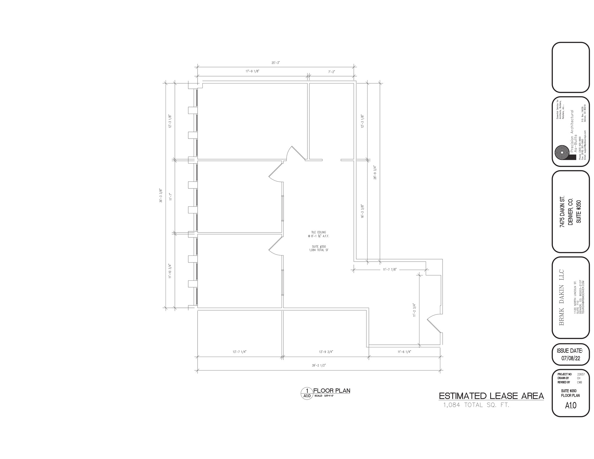 7475 Dakin St, Denver, CO for lease Site Plan- Image 1 of 1