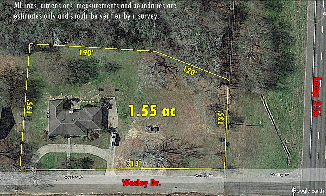 103 Wesley Dr, Palestine, TX for sale Aerial- Image 1 of 1
