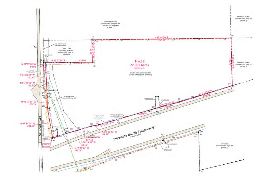 NEC I-30 & FM 549, Rockwall, TX for lease - Site Plan - Image 2 of 2