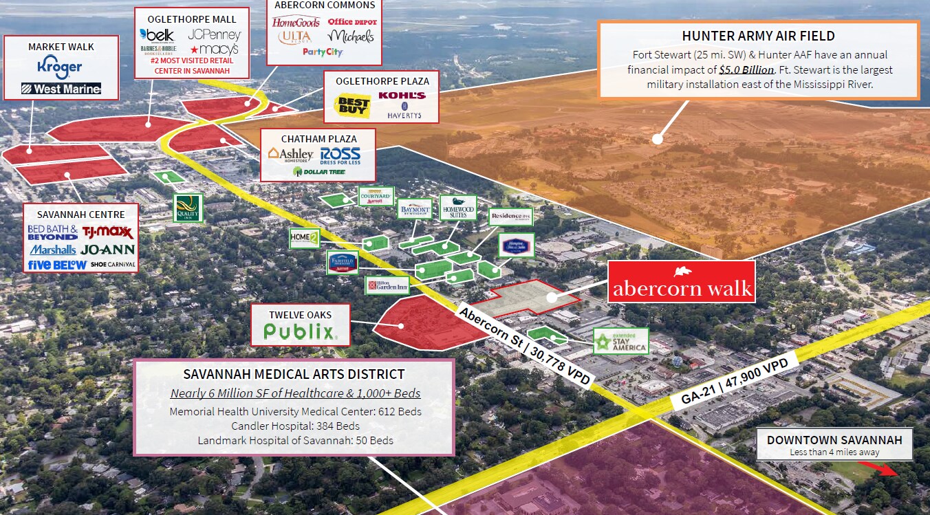 5525 Abercorn St, Savannah, GA 31405 Abercorn Walk