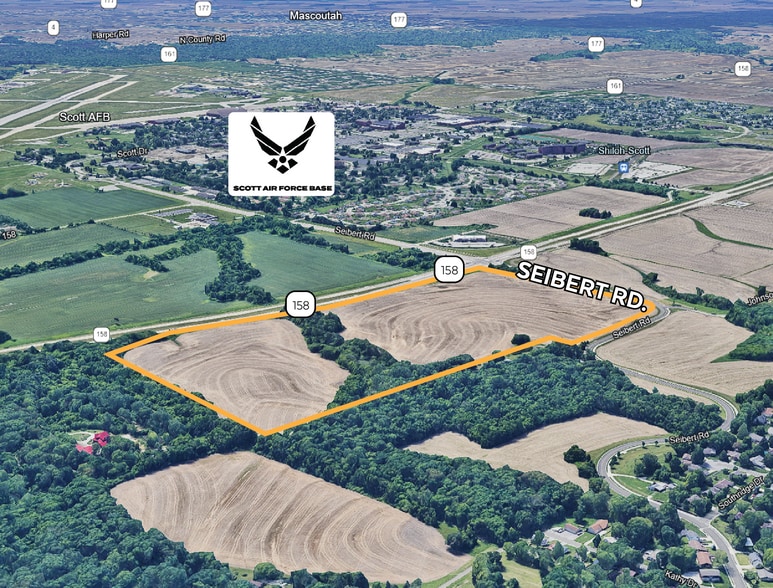 Seibert Rd & Rt 158, Shiloh, IL for sale - Aerial - Image 3 of 3