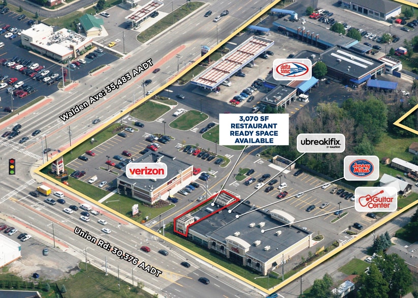 3385 Union Rd, Cheektowaga, NY for lease - Aerial - Image 2 of 5