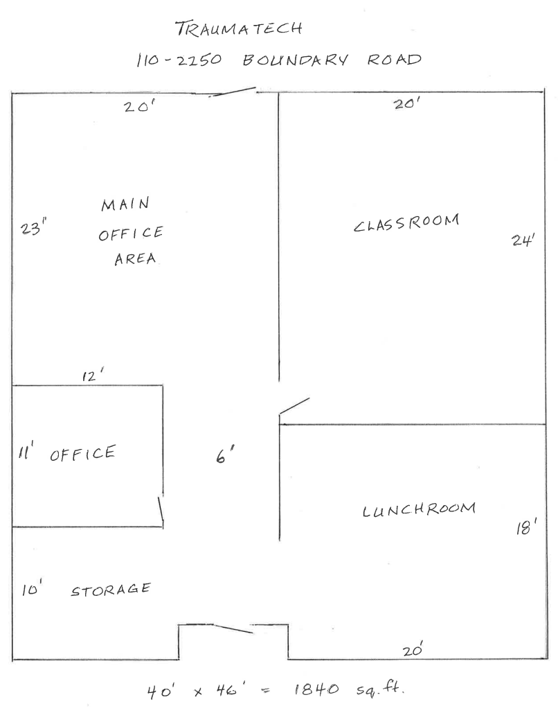 2250 Boundary Rd, Burnaby, BC for lease Floor Plan- Image 1 of 1