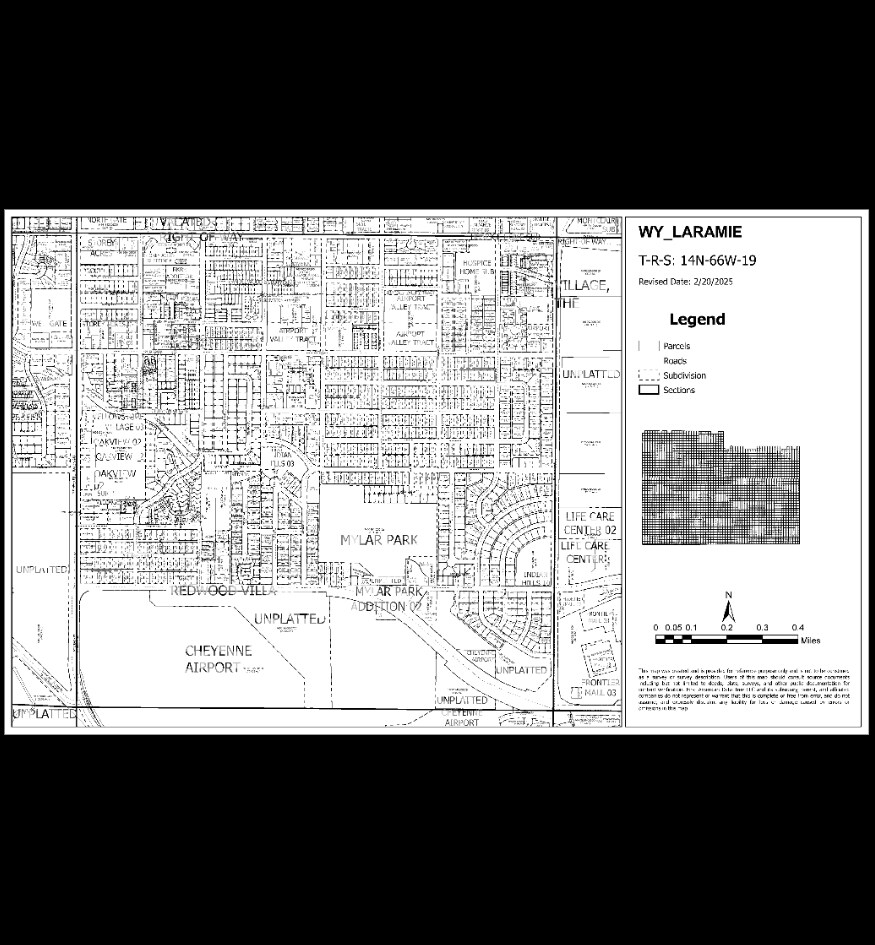 5719 Yellowstone Rd, Cheyenne, WY for sale Plat Map- Image 1 of 1