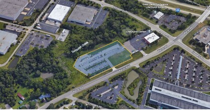 Warren Rd, Canton, MI - aerial  map view