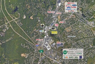 750 Providence Hwy, Dedham, MA - aerial  map view - Image1