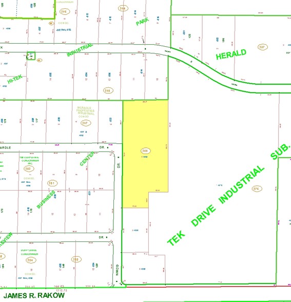 975 Nimco Dr, Crystal Lake, IL for lease - Plat Map - Image 3 of 18