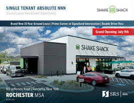 Shake Shack | New 15yr Corp Abs NNN | DrThru - NNN Property