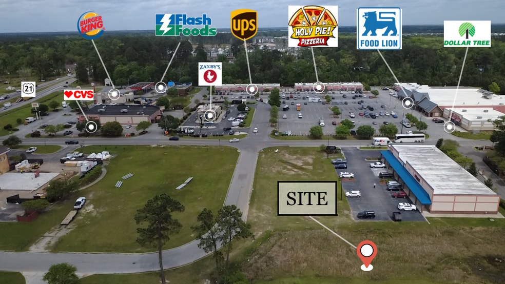 O Old Richmond Road, Port Wentworth, GA for lease - Aerial - Image 2 of 12