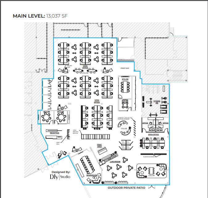 410 Albert St, Waterloo, ON for lease Floor Plan- Image 1 of 1