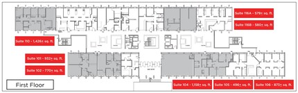 750 Las Gallinas Ave, San Rafael, CA for lease Floor Plan- Image 1 of 1