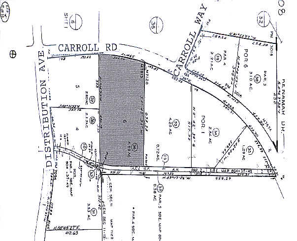 7455-7465 Carroll Rd, San Diego, CA for lease - Plat Map - Image 2 of 6