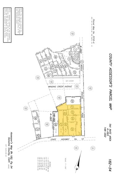 43 Middle Rincon Rd, Santa Rosa, CA for sale - Plat Map - Image 1 of 1