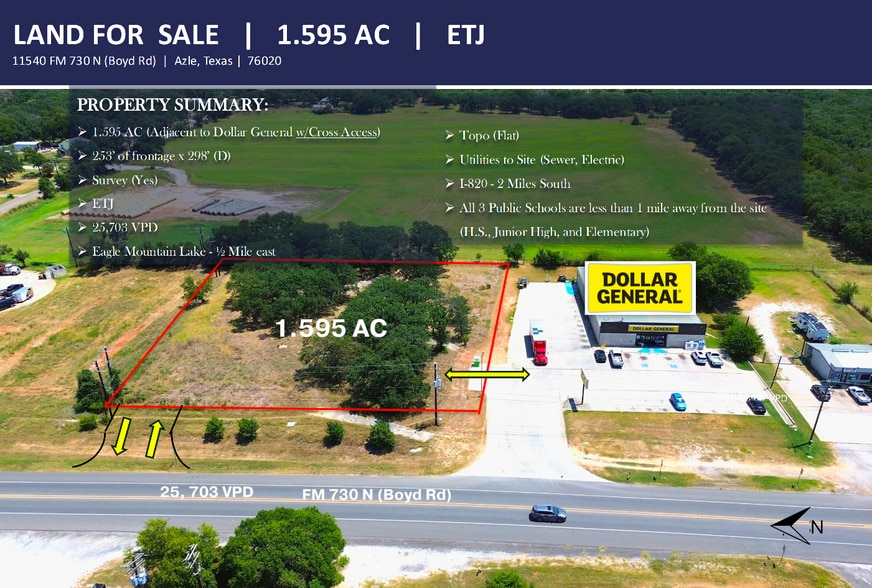 11540 FM 730 N, Azle, TX for sale - Building Photo - Image 1 of 4