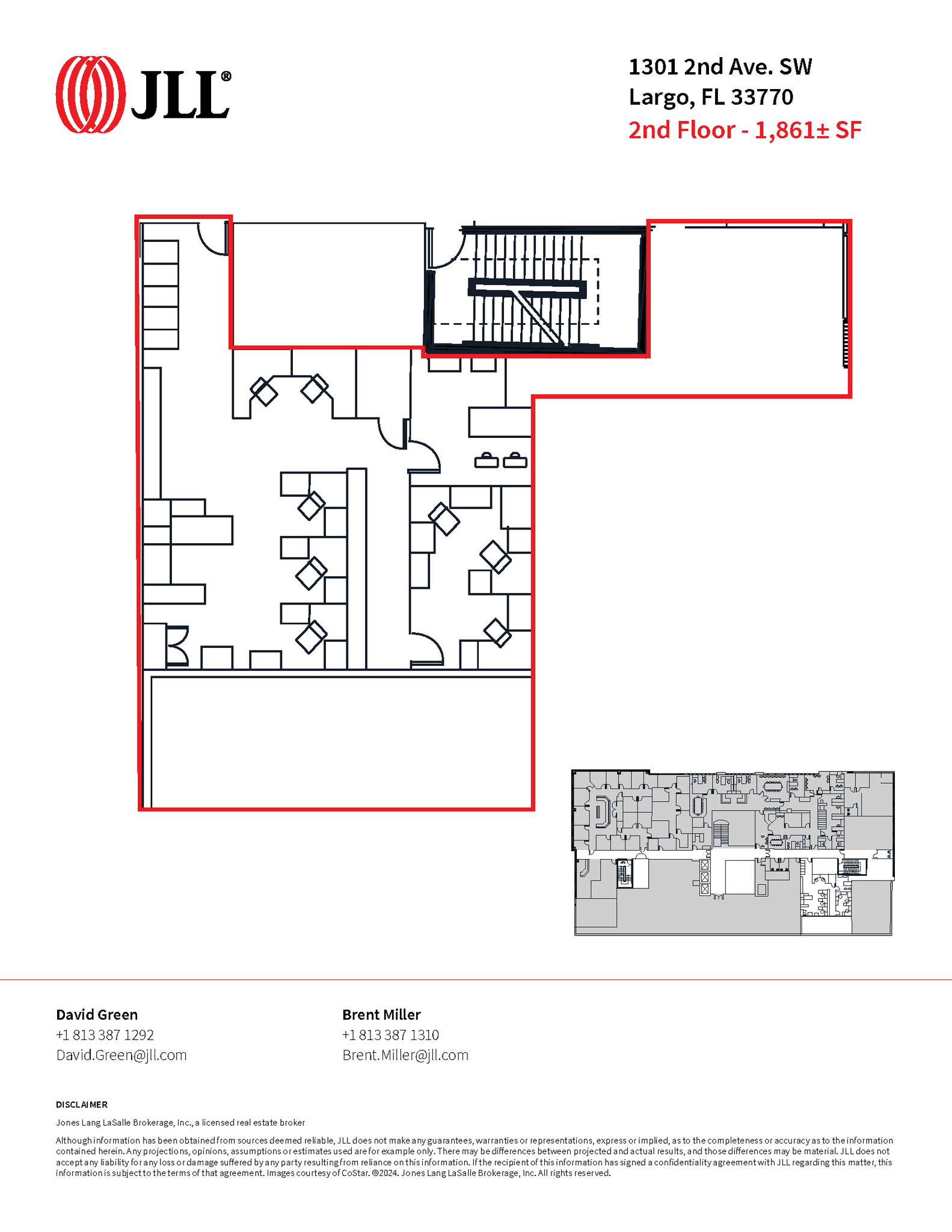 1301 2nd Ave SW, Largo, FL for lease Floor Plan- Image 1 of 1