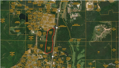 Highway 7 South, Oxford, MS - aerial  map view