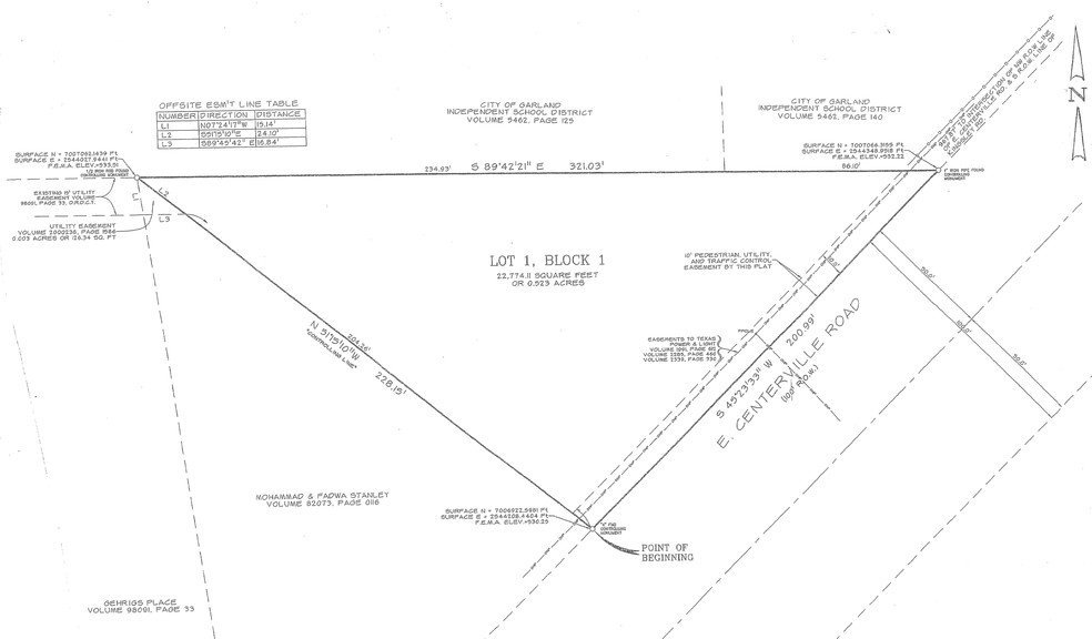 529 E Centerville Rd, Garland, TX for sale - Plat Map - Image 2 of 4