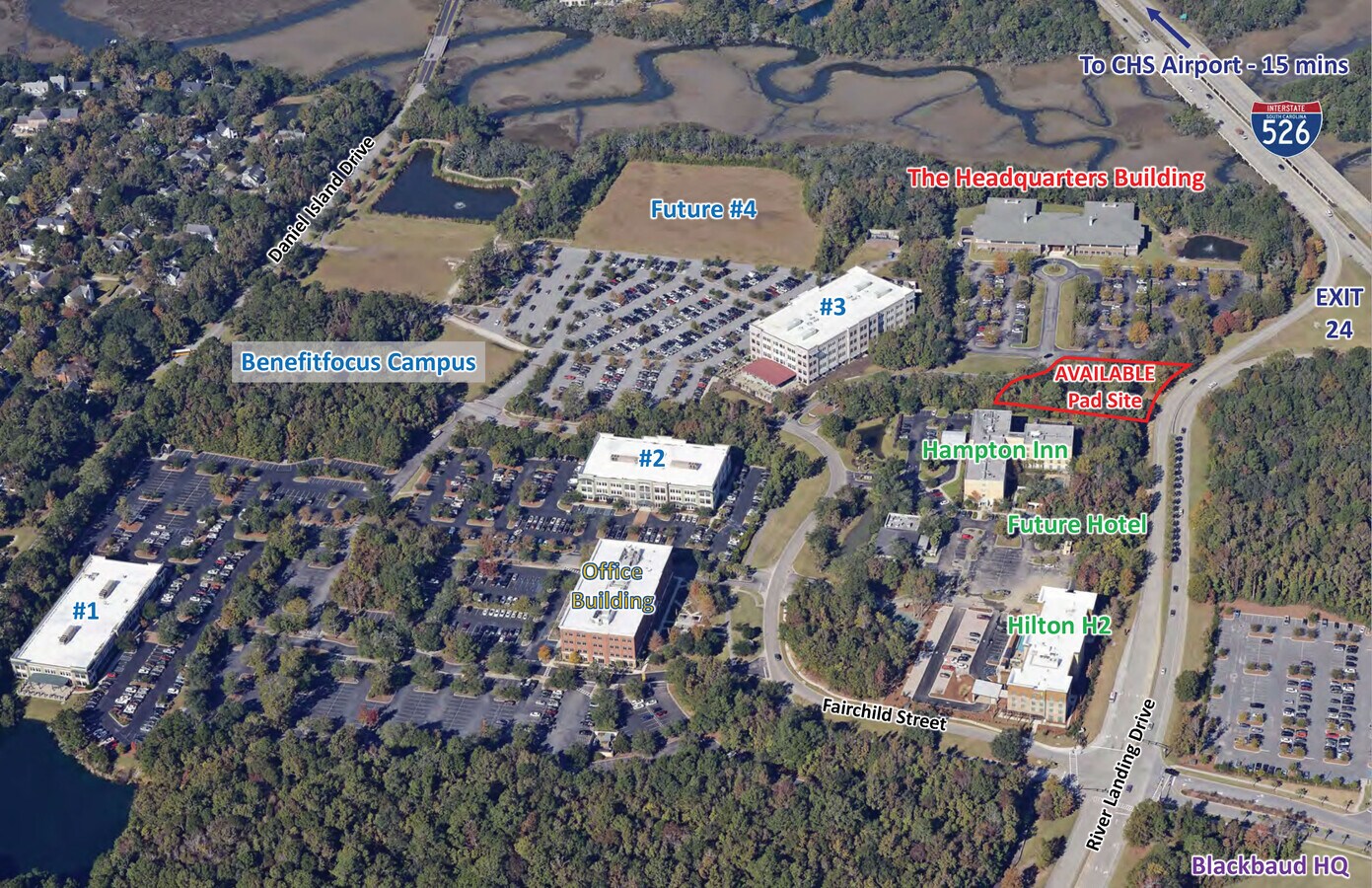 146 Fairchild St, Daniel Island, SC 29492 The Headquarters Building