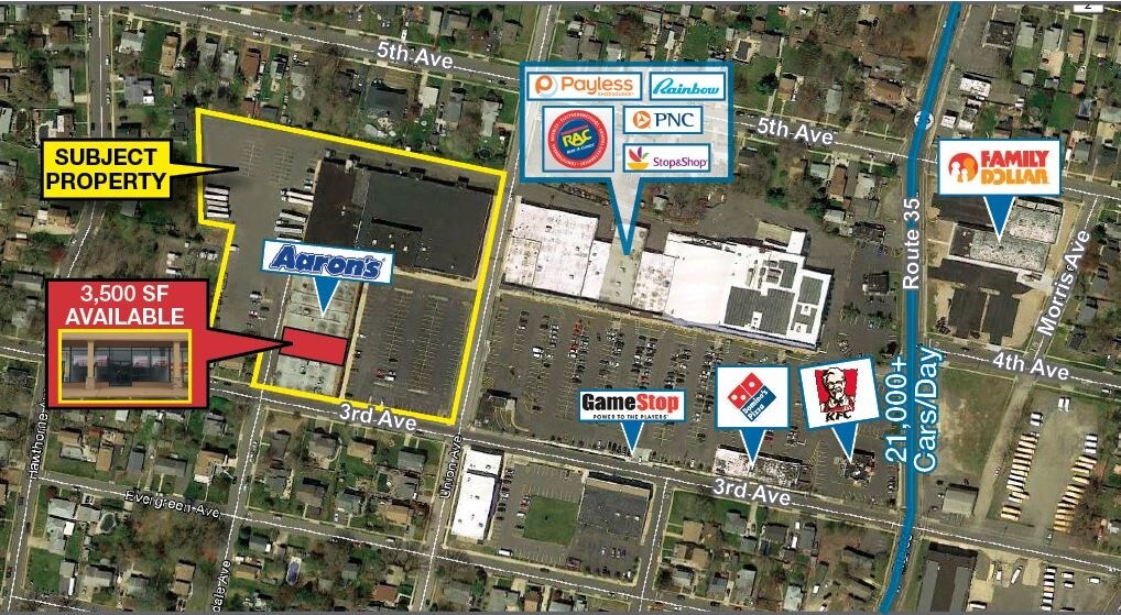 120 3rd Ave, Neptune City, NJ for sale Aerial- Image 1 of 1