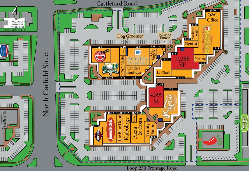 4610 N Garfield St, Midland, TX for lease - Site Plan - Image 1 of 33