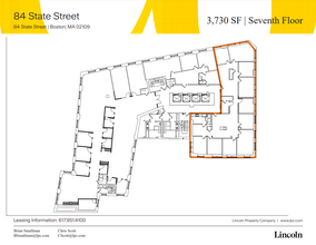 84 State St, Boston, MA for lease Floor Plan- Image 1 of 1