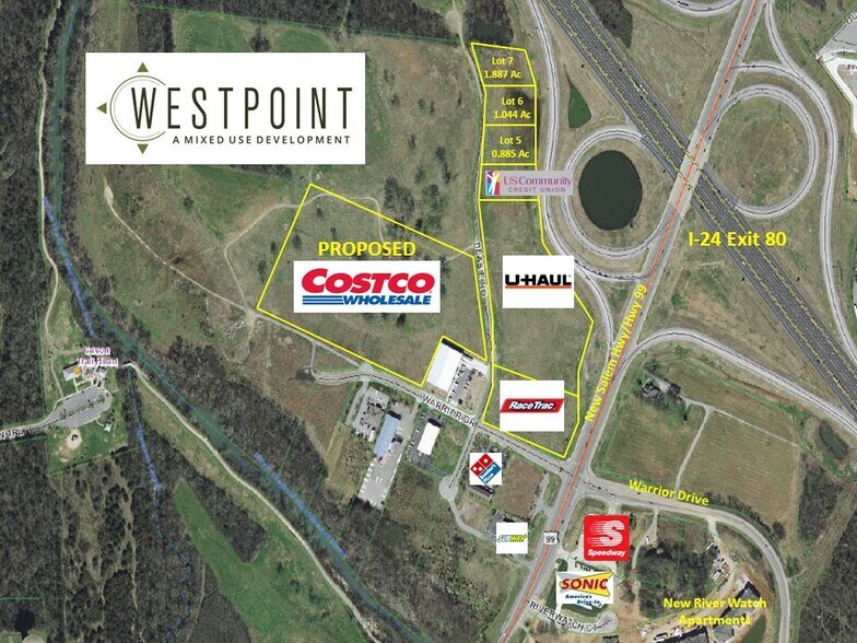 6 New Salem Hwy, Murfreesboro, TN for sale - Aerial - Image 1 of 1