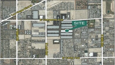 2875 N Lamb Blvd, Las Vegas, NV - AERIAL  map view