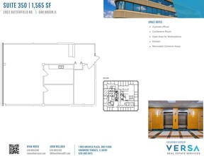 2707 Butterfield Rd, Oak Brook, IL for lease Floor Plan- Image 1 of 2