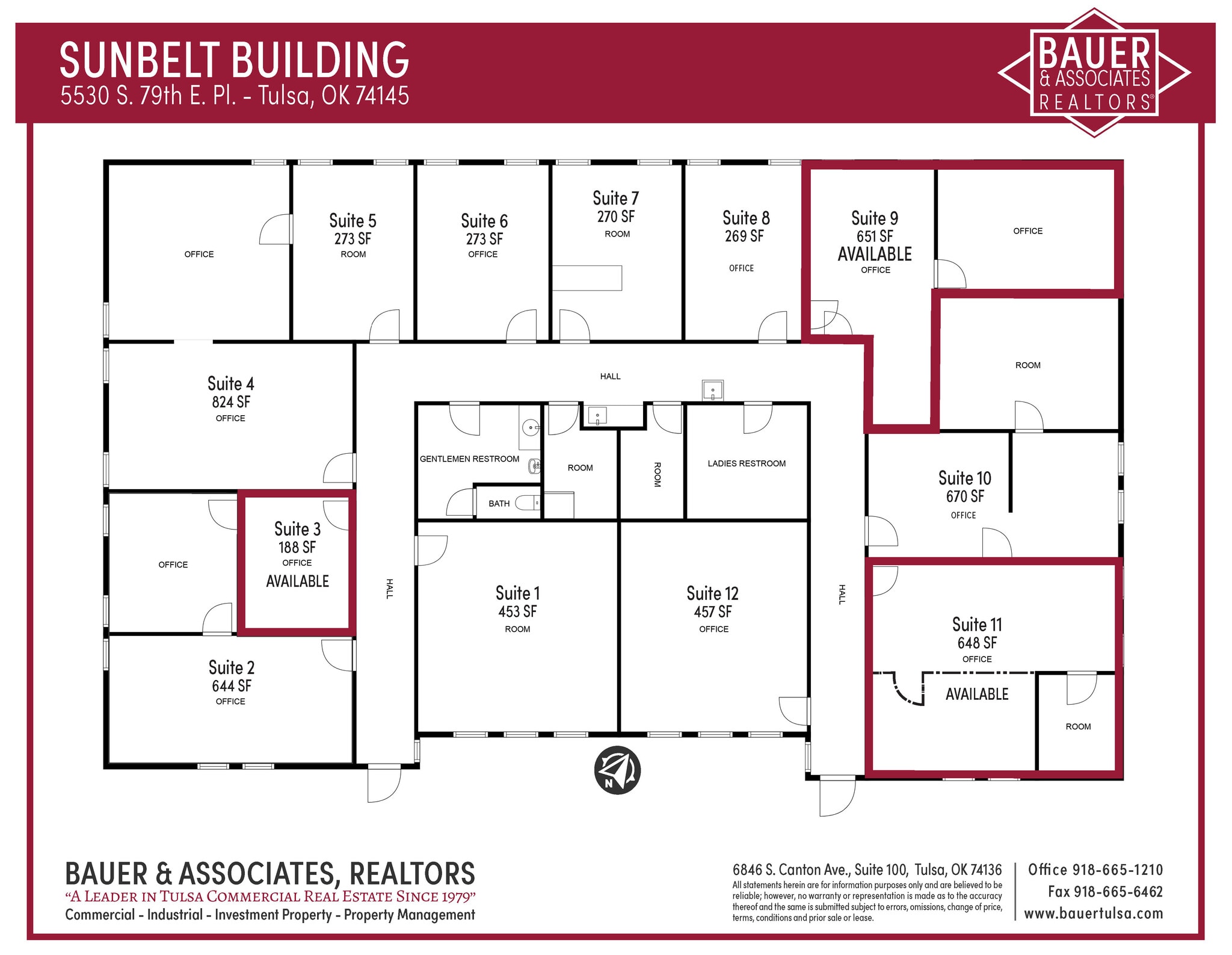 5530 S 79th Pl, Tulsa, OK for lease Floor Plan- Image 1 of 1