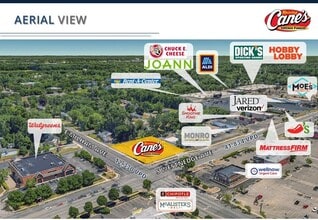 6005-6011 S Westnedge Ave, Portage, MI - AERIAL map view