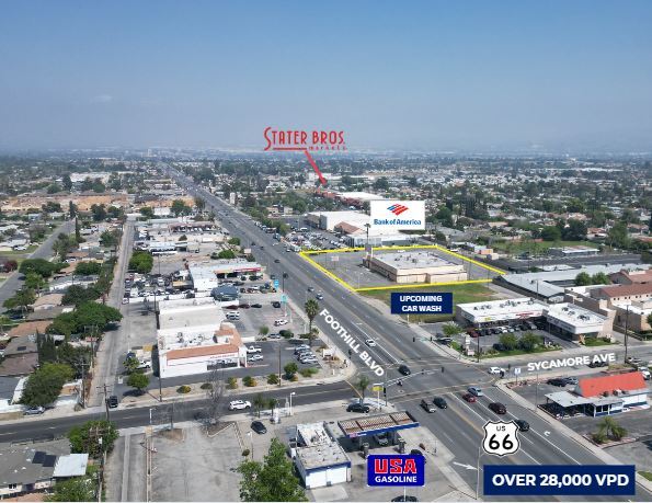 333 E Foothill Blvd, Rialto, CA for sale - Aerial - Image 3 of 5