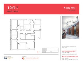 120 W Madison St, Chicago, IL for lease Floor Plan- Image 1 of 2