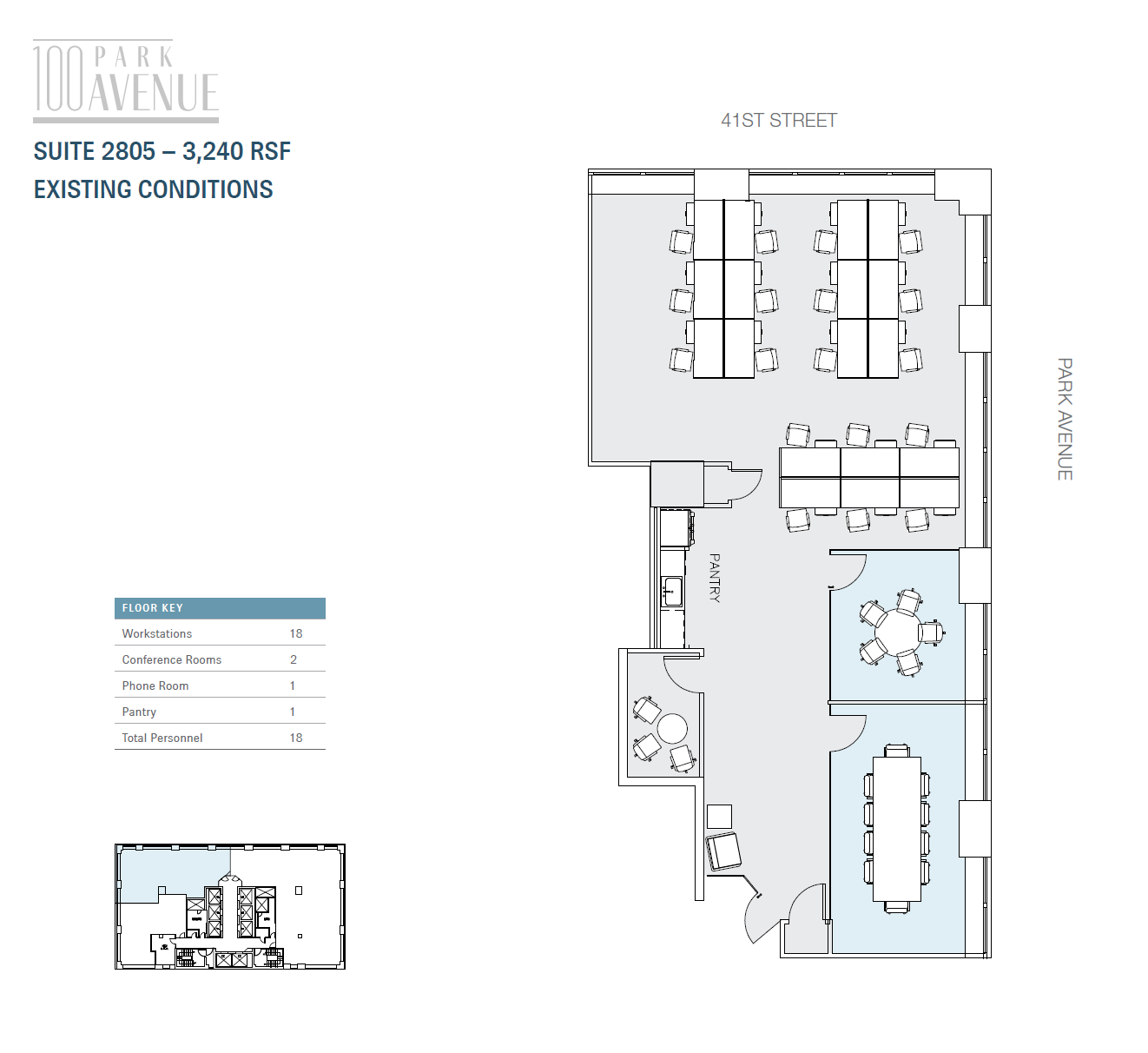 100 Park Ave, New York, NY for lease Floor Plan- Image 1 of 1