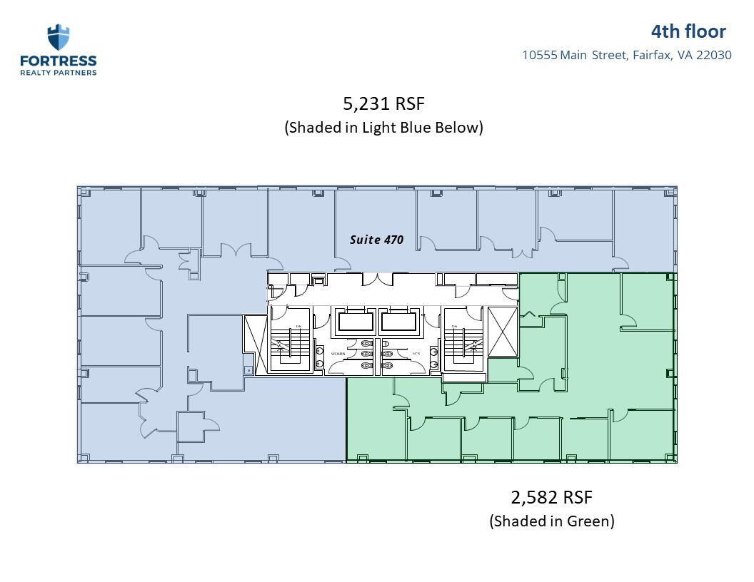 10555 Main St, Fairfax, VA for lease Floor Plan- Image 1 of 1