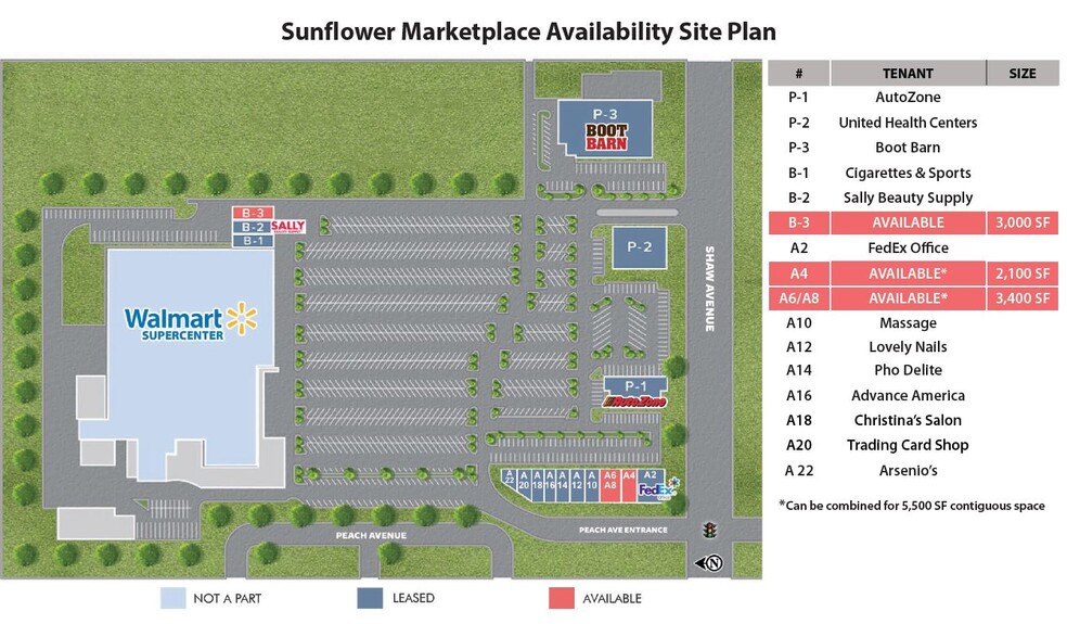 323 W Shaw Ave, Clovis, CA for lease - Building Photo - Image 2 of 6