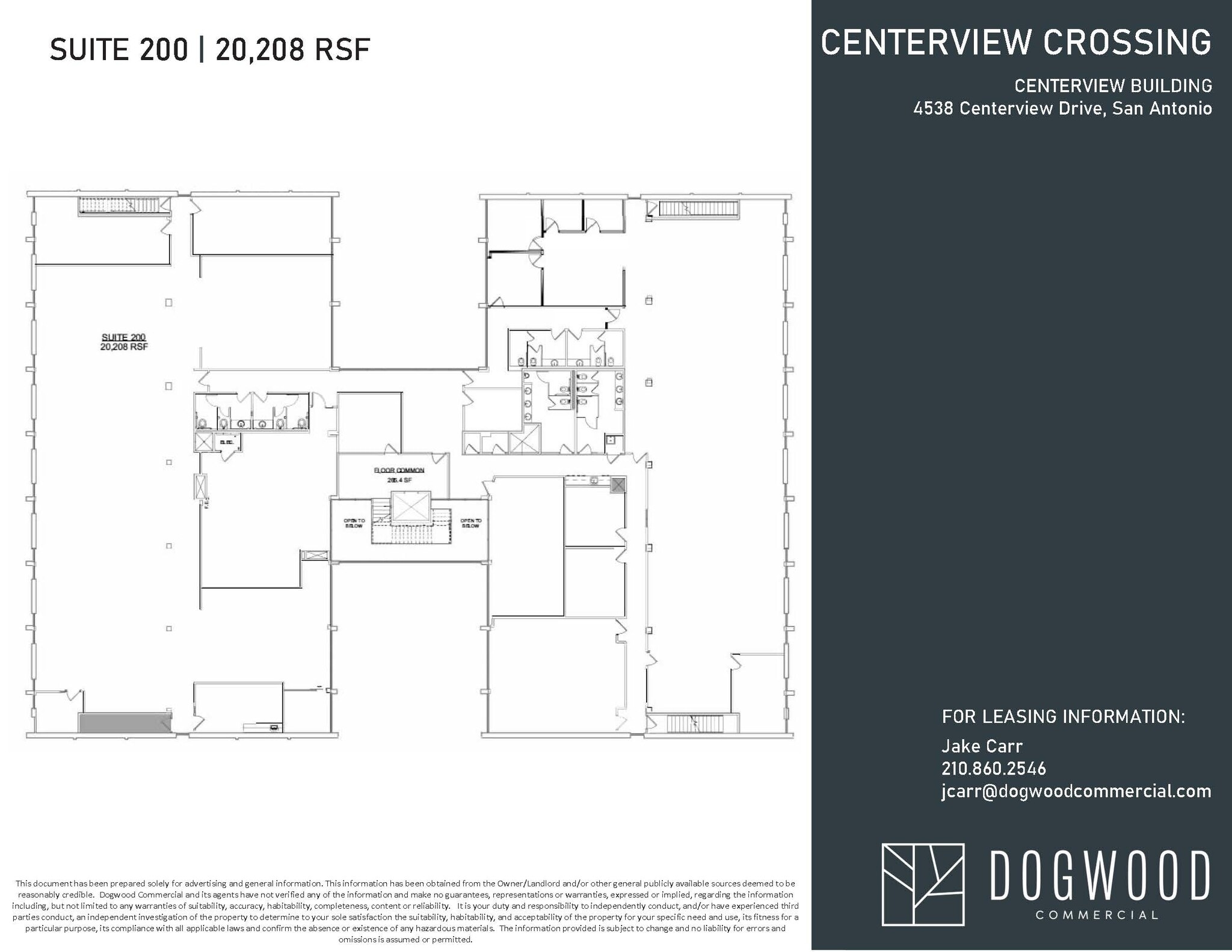 4538 Centerview Dr, San Antonio, TX for lease Floor Plan- Image 1 of 1