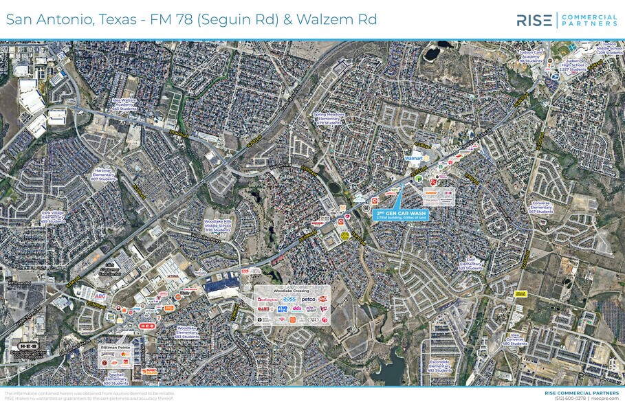 8242 Fm-78, San Antonio, TX for lease - Aerial - Image 3 of 7