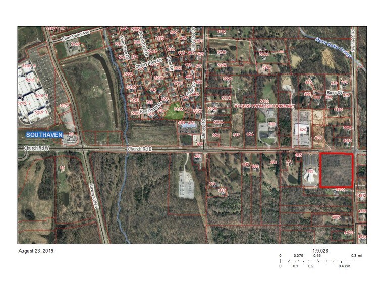 00 Church Rd, Southaven, MS for sale - Aerial - Image 1 of 4