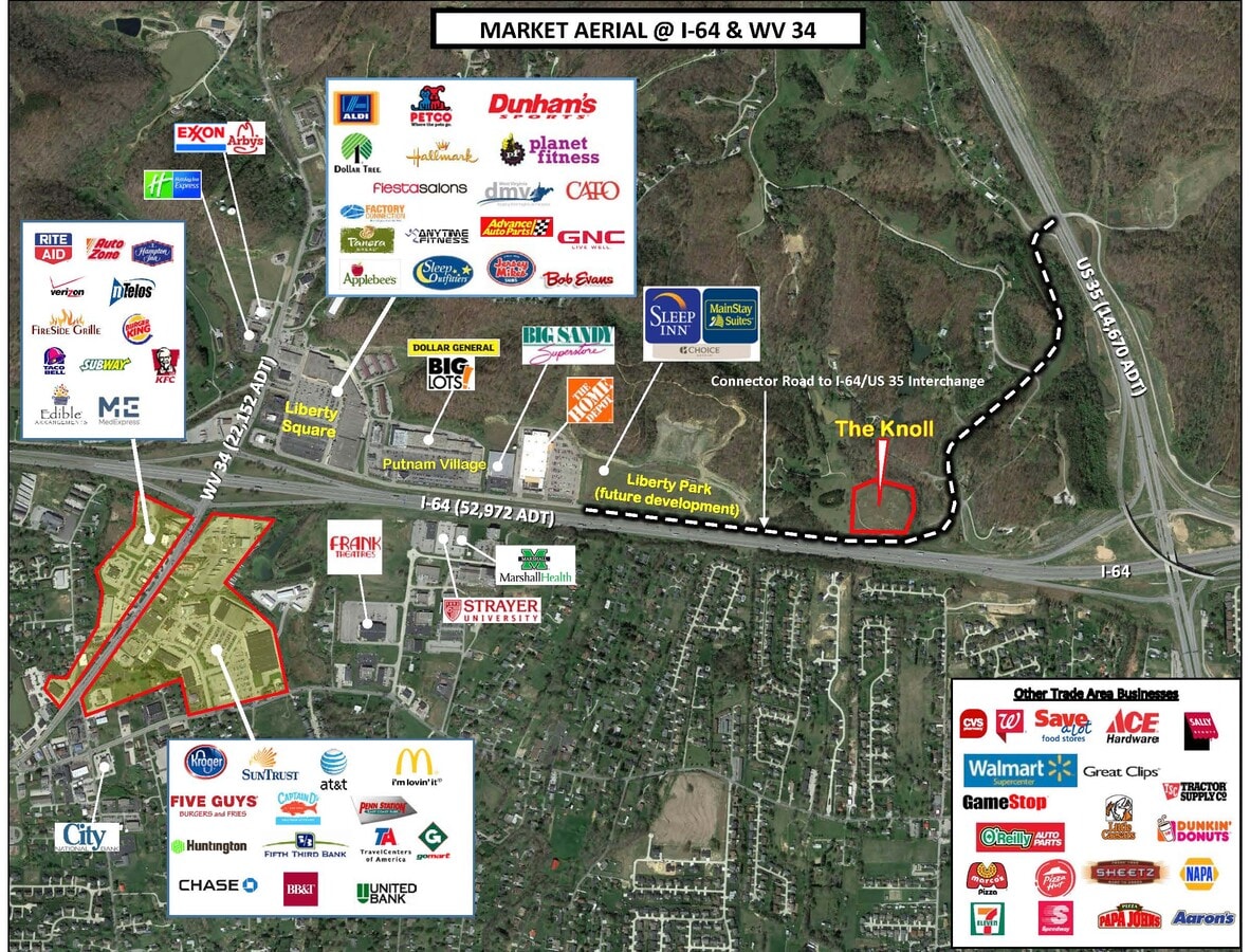 I64 W Exit 40, Hurricane, WV 25526 The Knoll Site